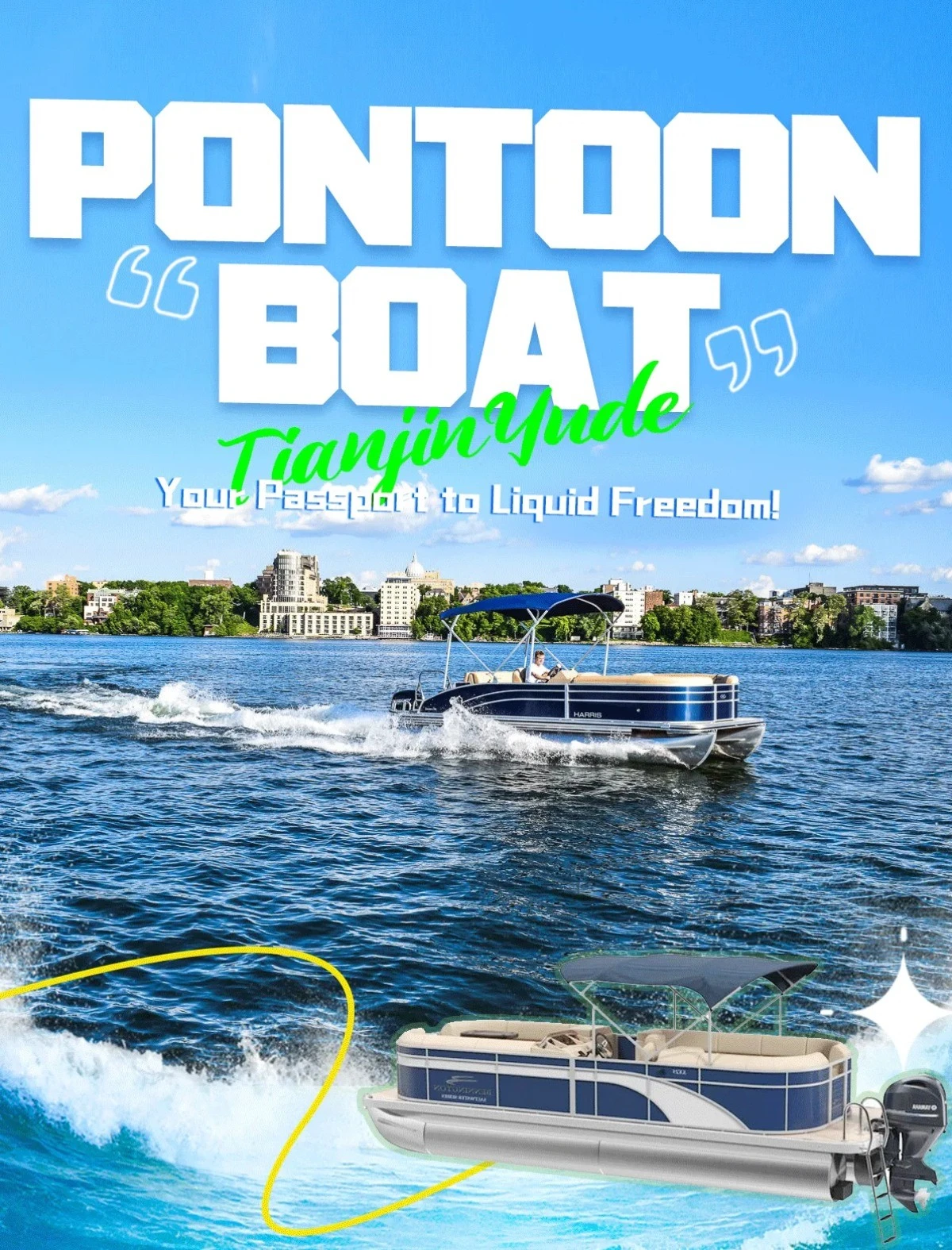 30ft Luxury Pontoon Boat 30ft Luxury Pontoon Boat